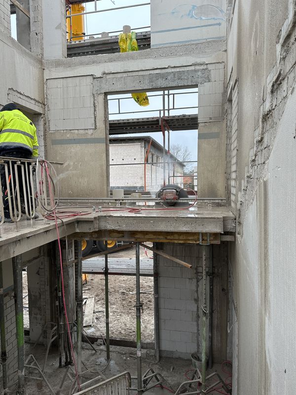 Entkerntes Treppenhaus